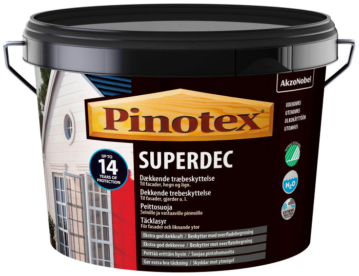 Pinotex Superdec heldækkende svenskrød 5 liter